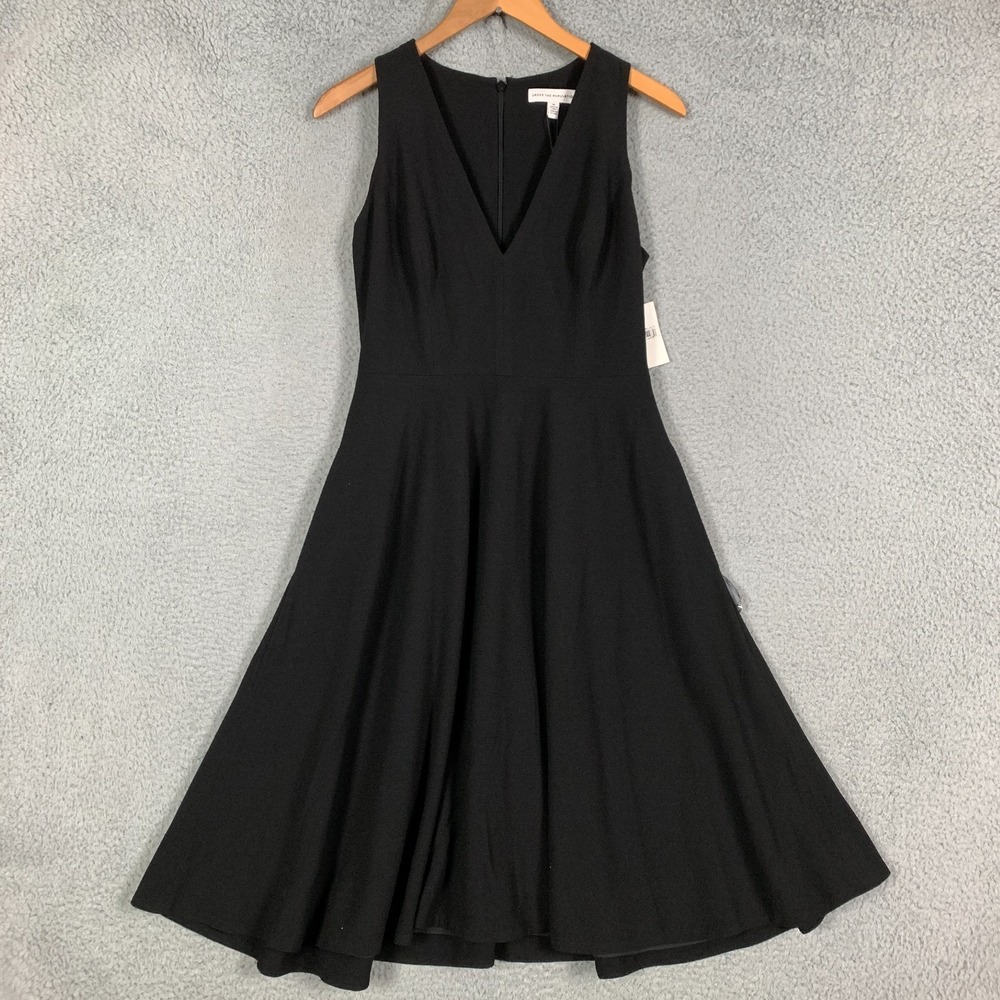 NWT Dress The Population Catalina Dress Size Medium Black Sleeveless Crepe $182 - Picture 2 of 13